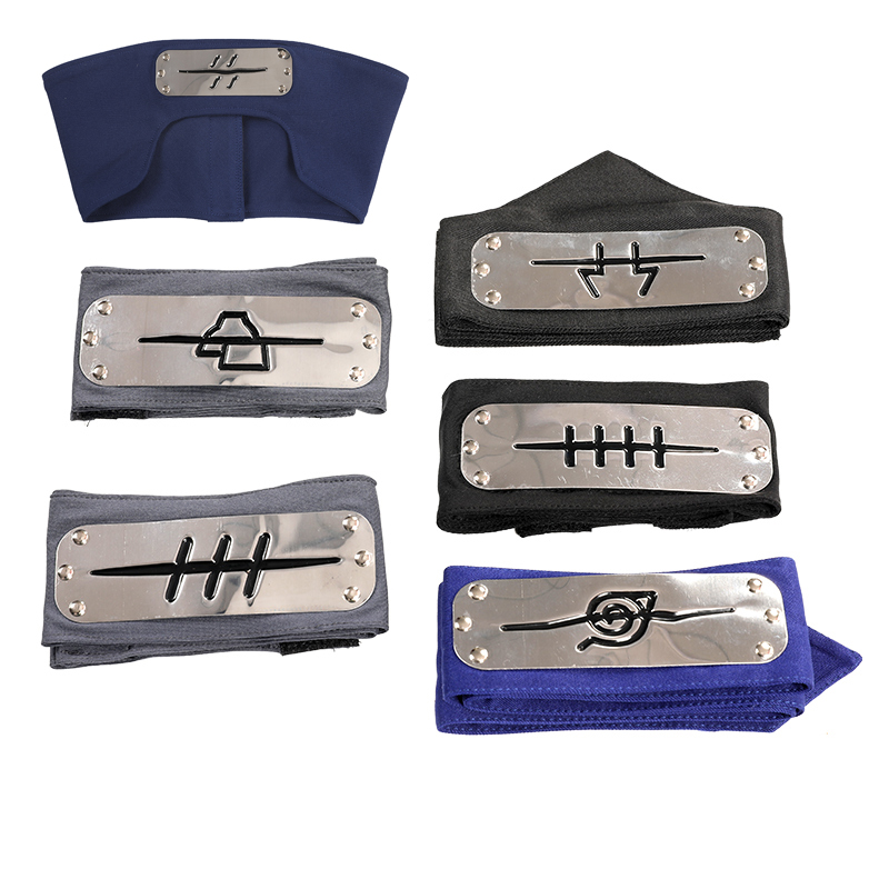 Naruto Headband Metal - Brdwn NARUTO Akatsuki Pain Kisame Deidara
