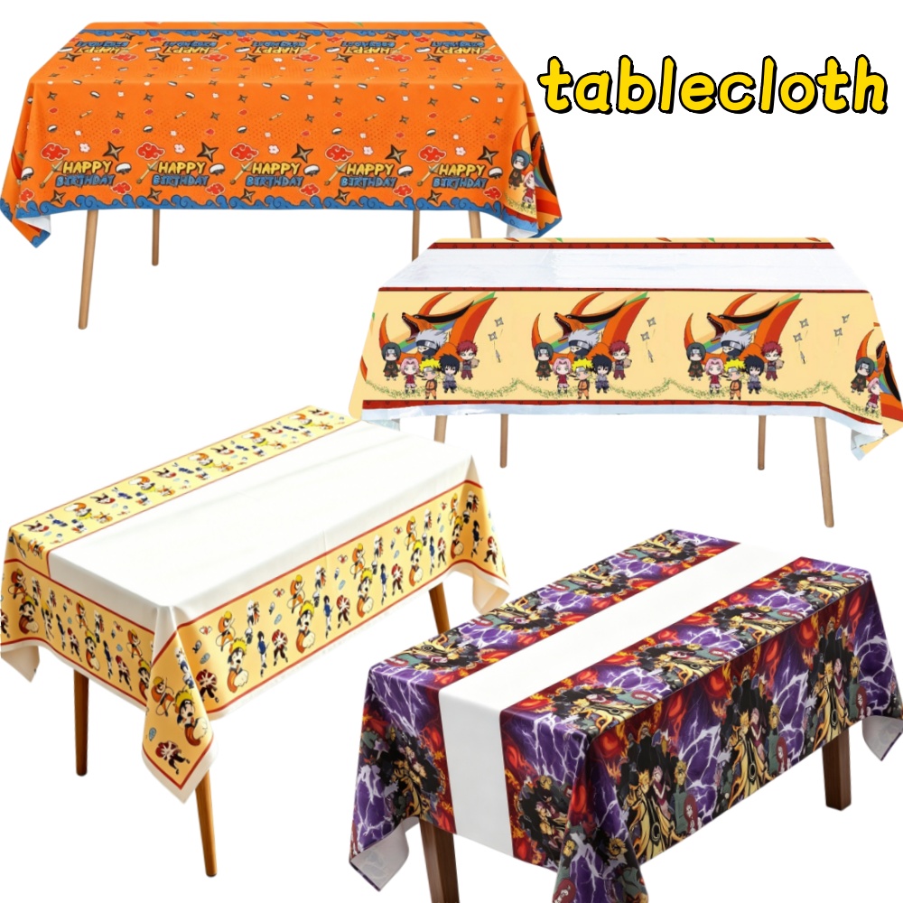 Naruto Headband Metal - Anime Narutoed Multi-Style 108*180CM Tablecloth Set