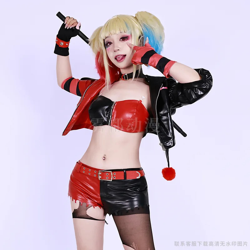 Anime Harley Quinn Cosplay - The Clown's Girl The Clown Princess