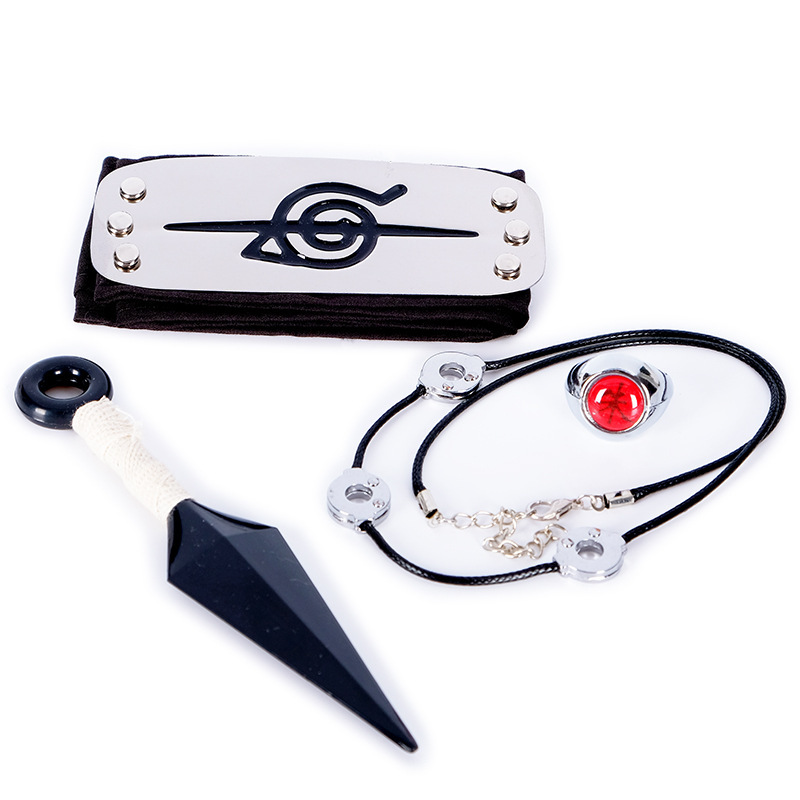 Naruto Headband Metal - Anime Akatsuki Headband Uchiha Itachi Necklace