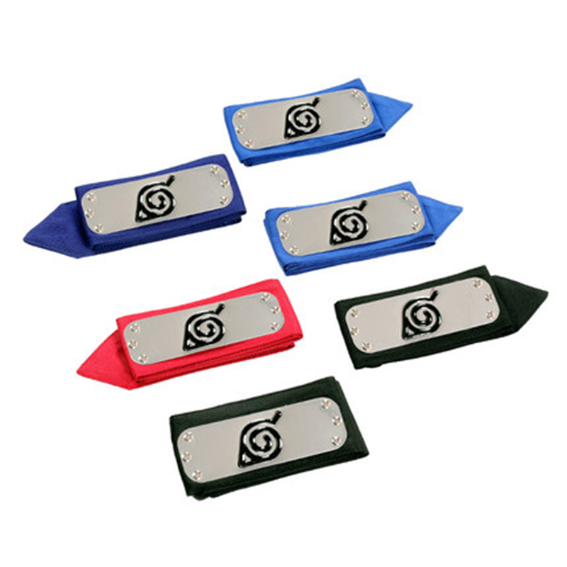 Naruto Headband Metal - Brdwn NARUTO Itachi Sasuke Kakashi Namikaze