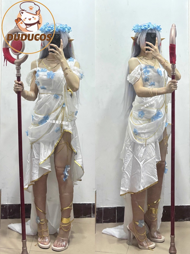 Anime Cosplay Mujer - IN STOCK Frieren Cosplay Doujin Costume