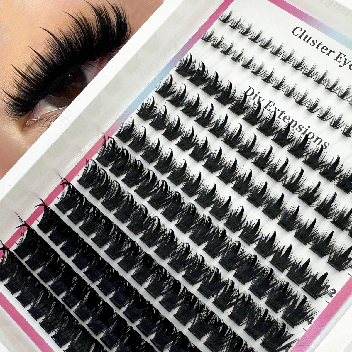 Anime Cosplay Lashes - HBZGTLAD Manga Lash Clusters With Spikes
