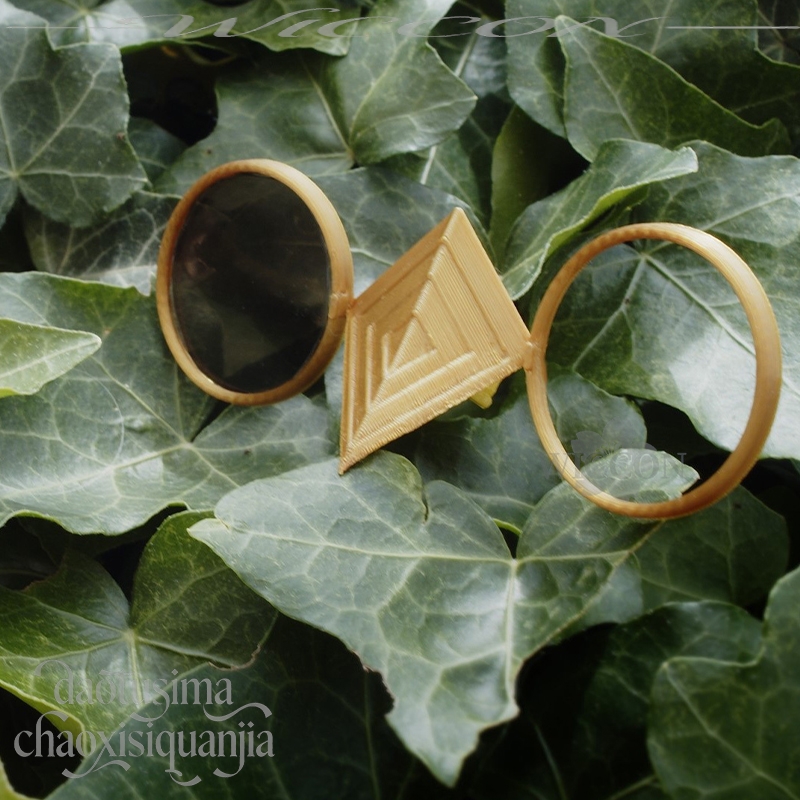 Anime Cosplay Glasses - 3D Printed Polylactic Acid Qifrey Glasses