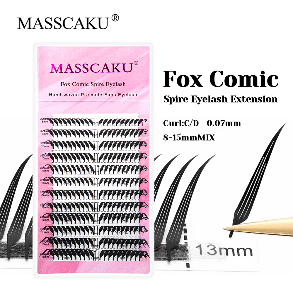 MASSCAKU Fox Comic Spire Lash  – Anime Cosplay Lashes recenzja i cena