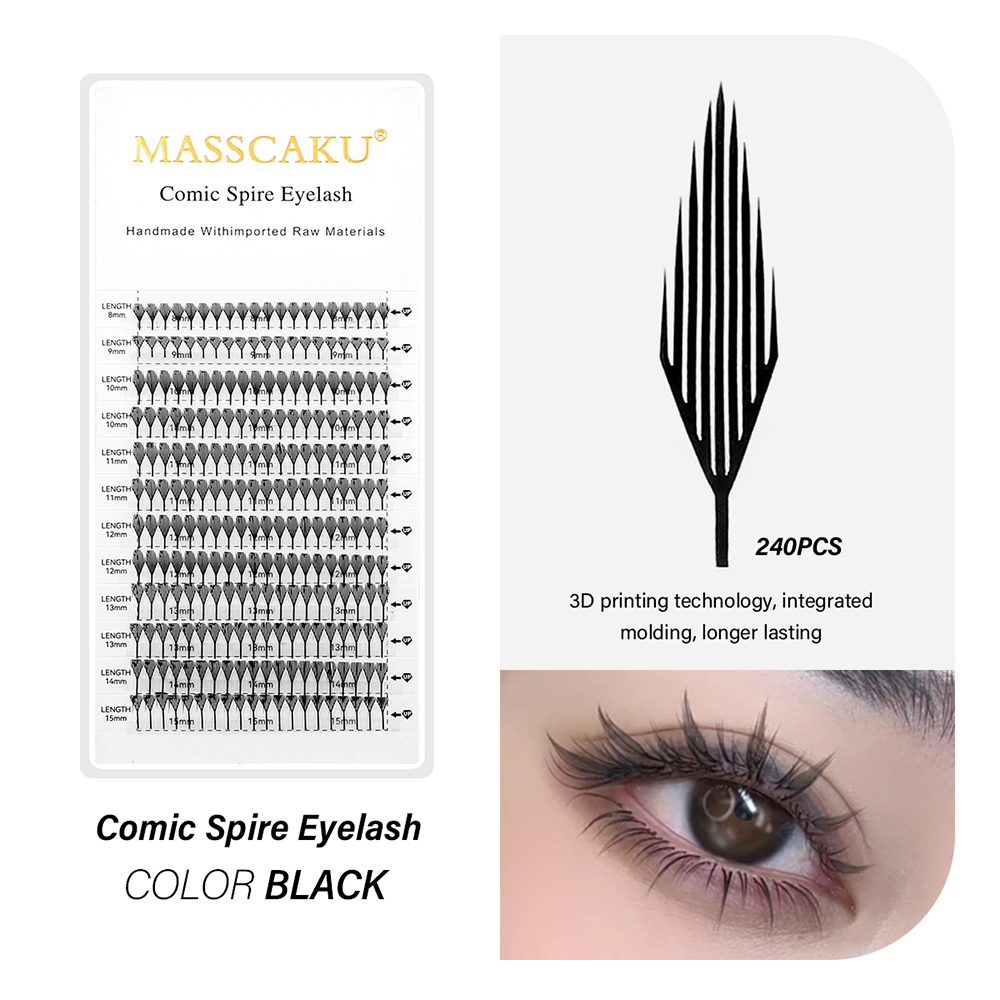 MASSCAKU Fox Comic Spire Lash  – Anime Cosplay Lashes recenzja i cena