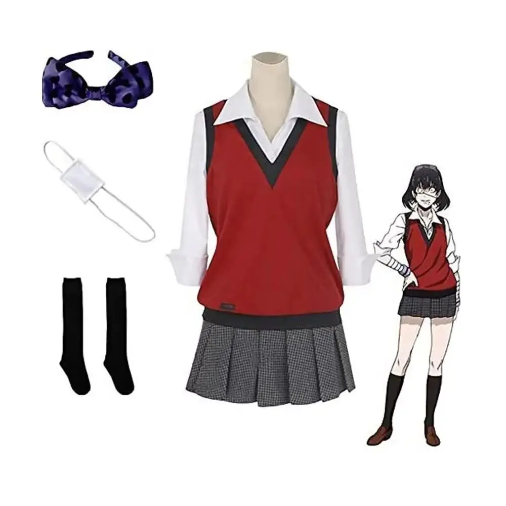 Kakegurui Anime Cosplay Costum – Anime Cosplay Yumeko recenzja i cena