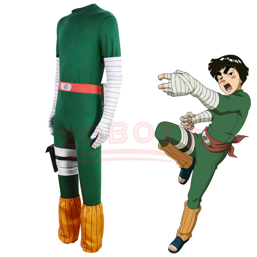 Men Cosplay Rock Lee Costumes  – Anime Cosplay Ninja recenzja i cena