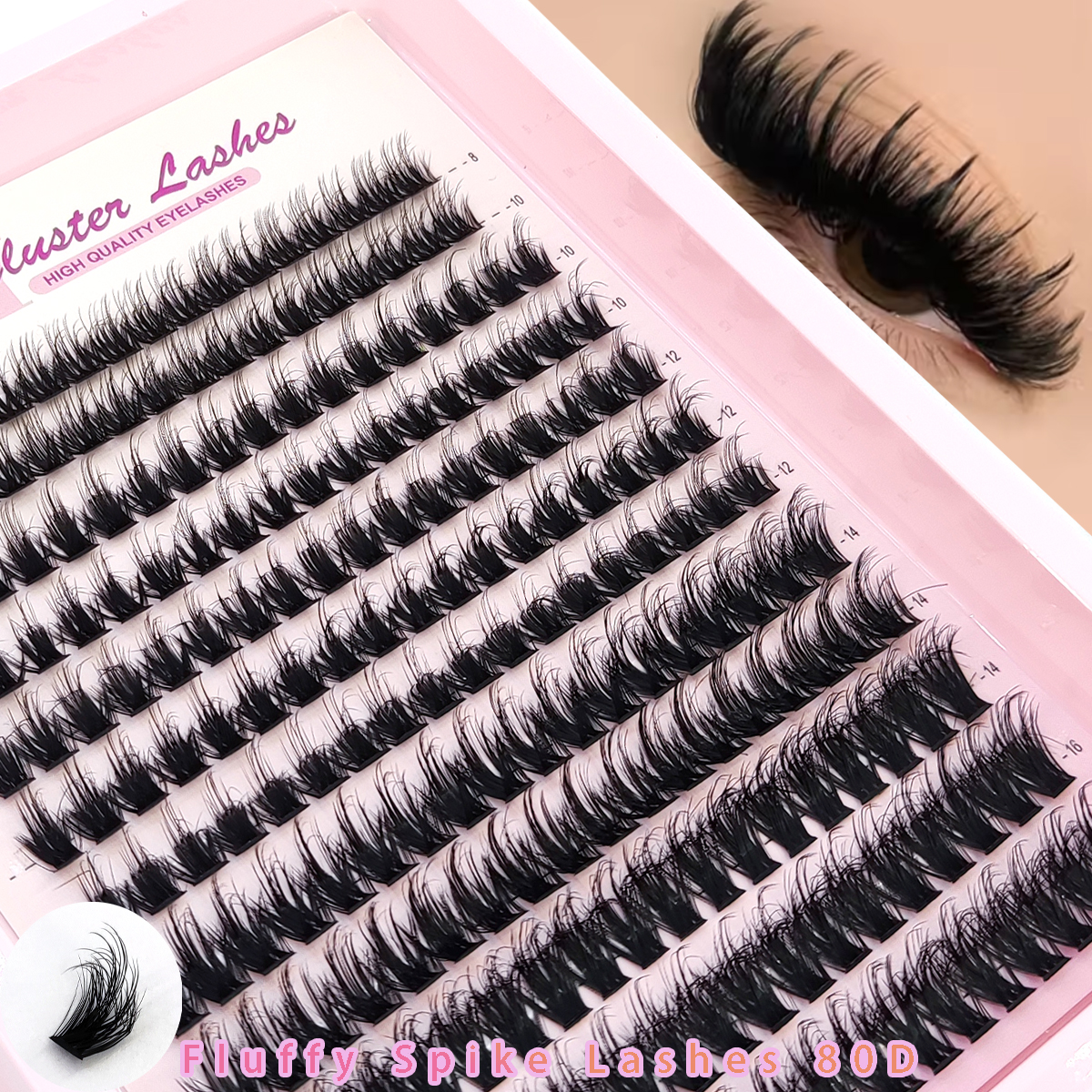 New Lash Cluster Lash 100D/80D – Anime Cosplay Lashes recenzja i cena