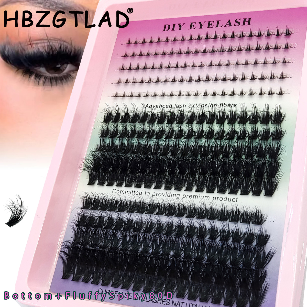 New Lash Cluster Lash 100D/80D – Anime Cosplay Lashes recenzja i cena