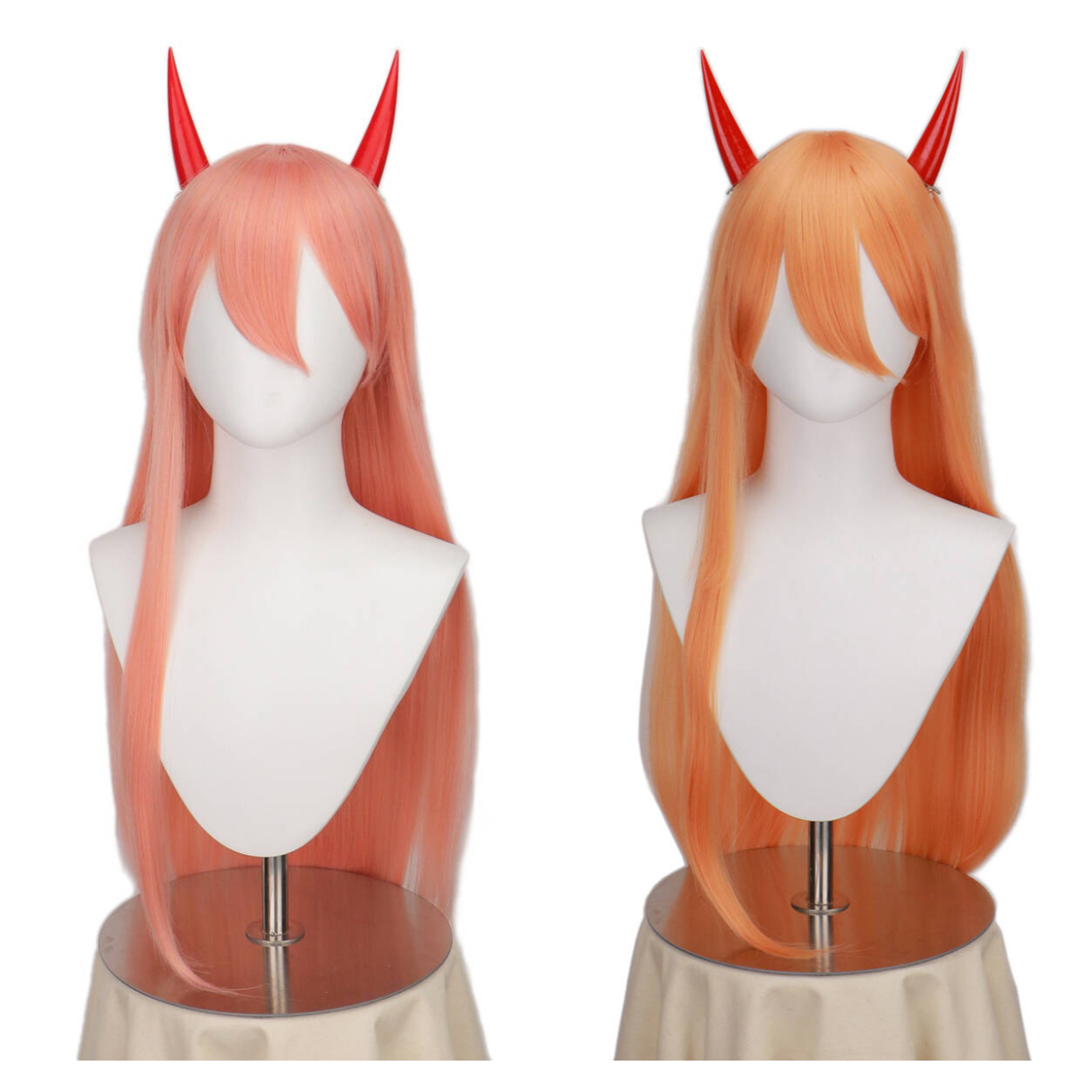 Long Orange Pink Heat Resistan – Anime Cosplay Chainsaw Man recenzja i cena
