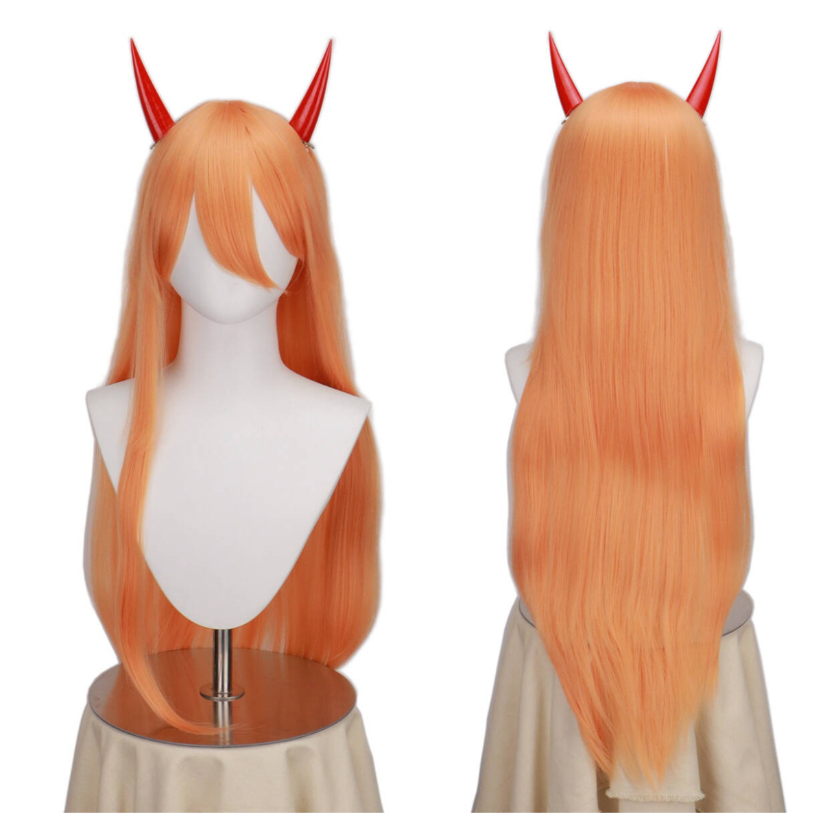 Long Orange Pink Heat Resistan – Anime Cosplay Chainsaw Man recenzja i cena
