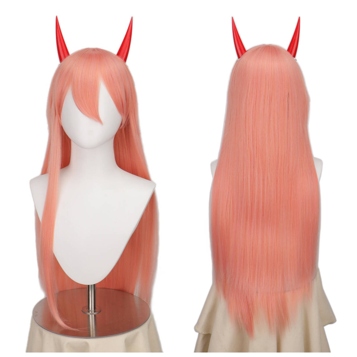 Long Orange Pink Heat Resistan – Anime Cosplay Chainsaw Man recenzja i cena