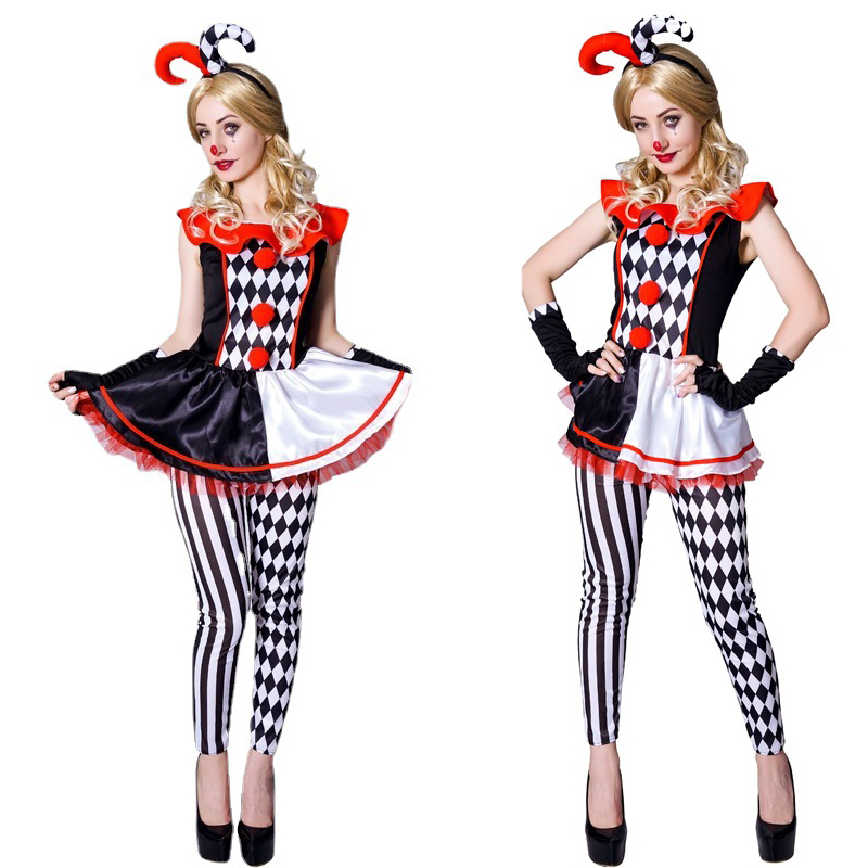 Women Harley Harleyquinn Clown – Anime Harley Quinn Cosplay recenzja i cena