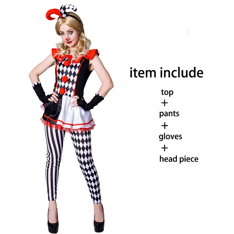 Women Harley Harleyquinn Clown – Anime Harley Quinn Cosplay recenzja i cena