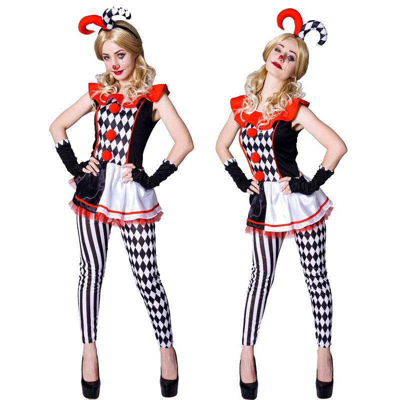 Women Harley Harleyquinn Clown – Anime Harley Quinn Cosplay recenzja i cena