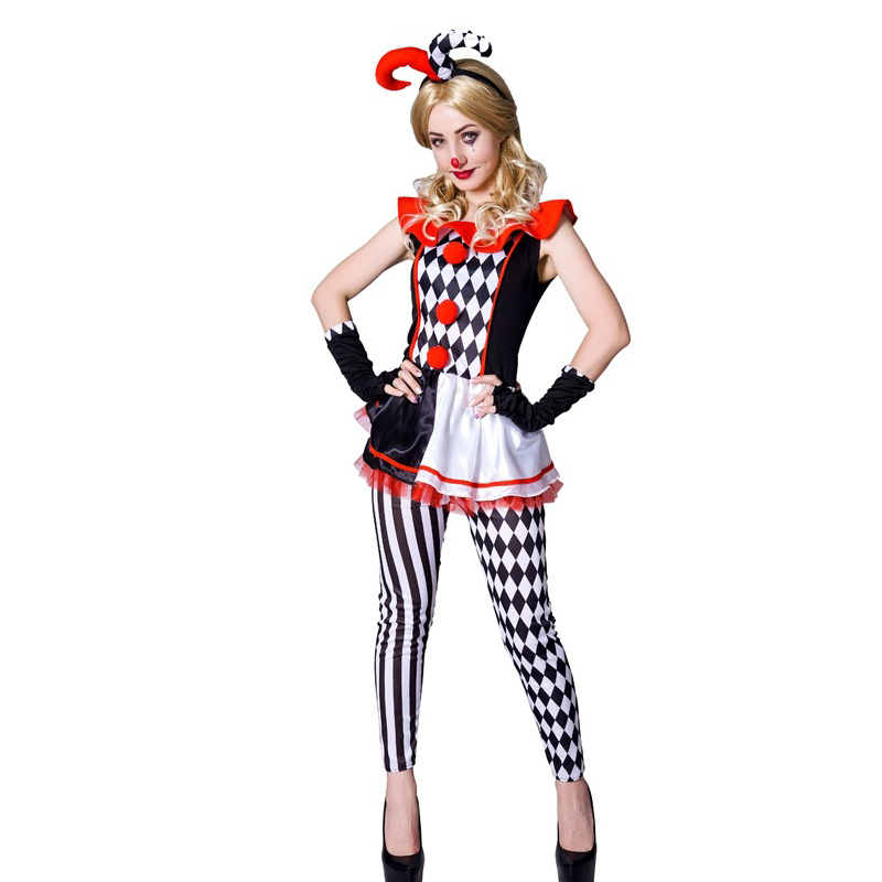 Women Harley Harleyquinn Clown – Anime Harley Quinn Cosplay recenzja i cena