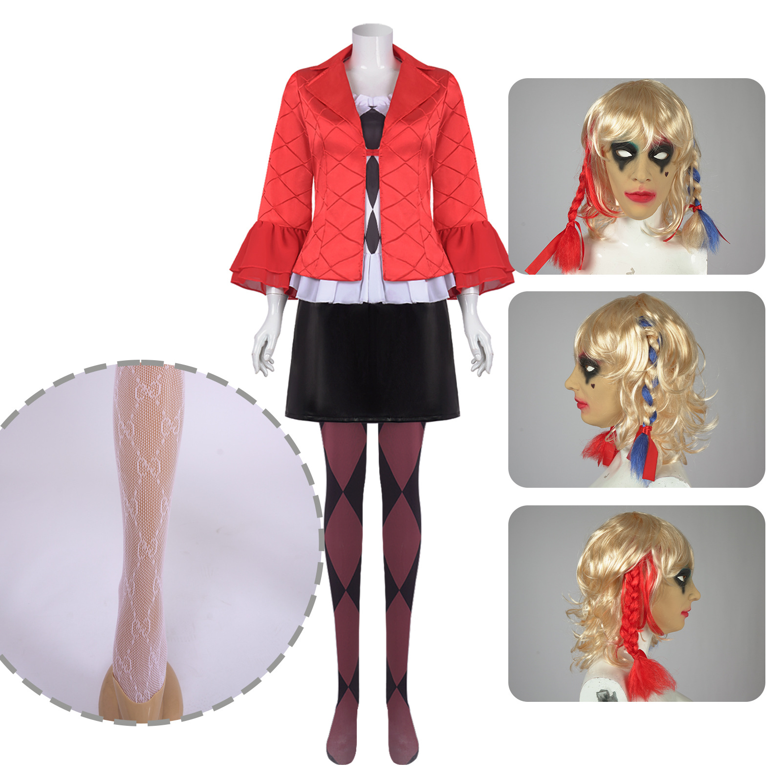 Harley Quinn Joker 2 Cosplay C – Anime Harley Quinn Cosplay recenzja i cena