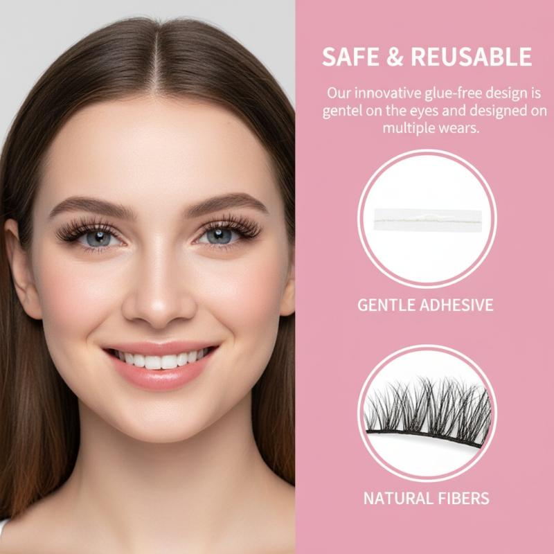6 Rows Diy Segmented False Eye – Anime Cosplay Lashes recenzja i cena