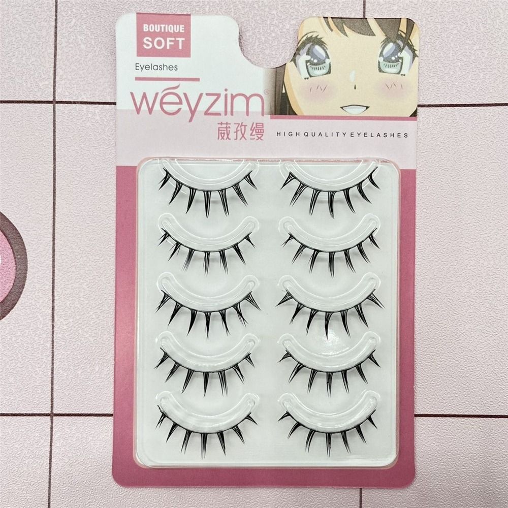 Faux Mink False Eyelashes 5 Pa – Anime Cosplay Lashes recenzja i cena