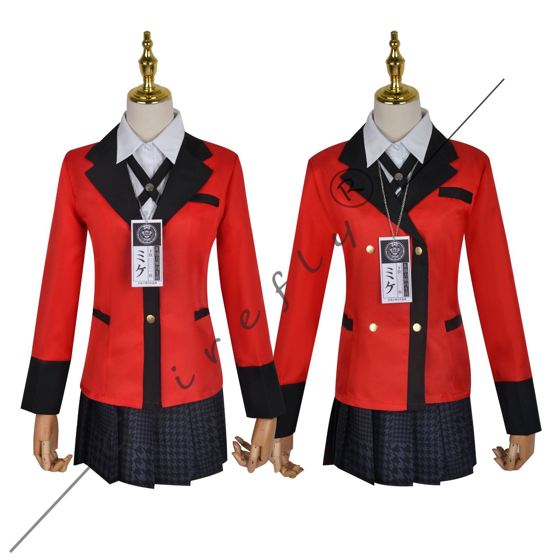 Kakegurui Cosplay Costume Jyab – Anime Cosplay Yumeko recenzja i cena