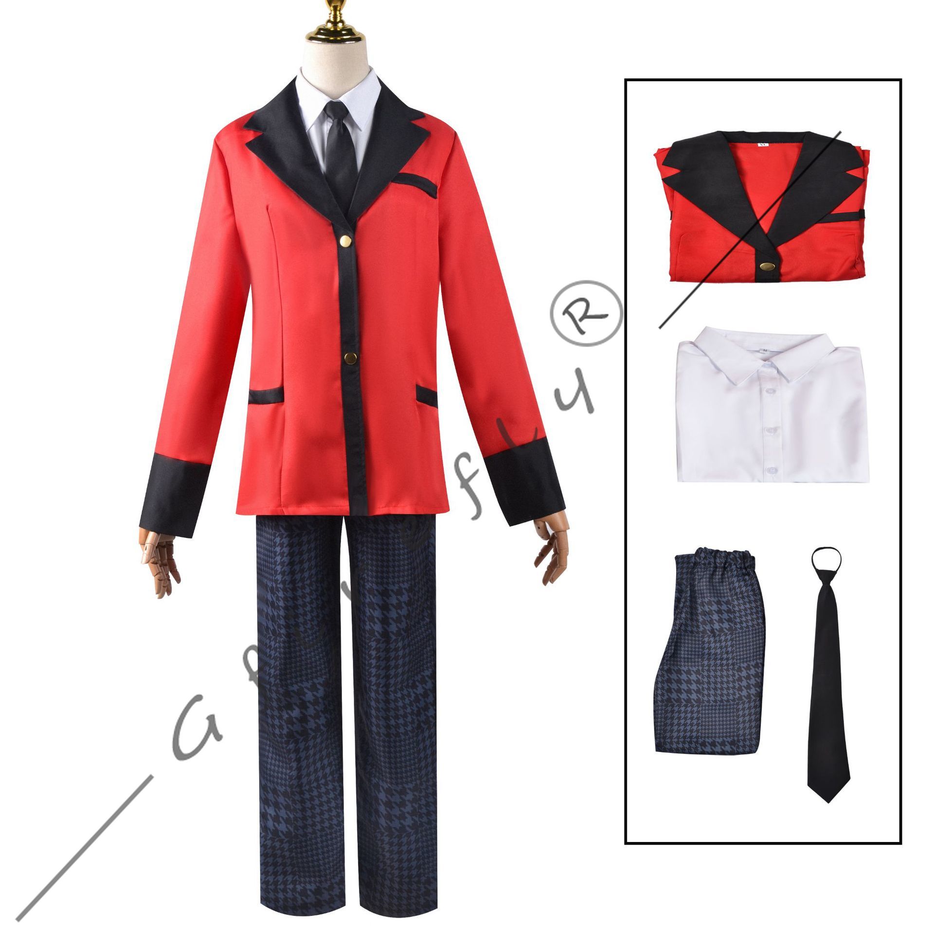 Kakegurui Cosplay Costume Jyab – Anime Cosplay Yumeko recenzja i cena