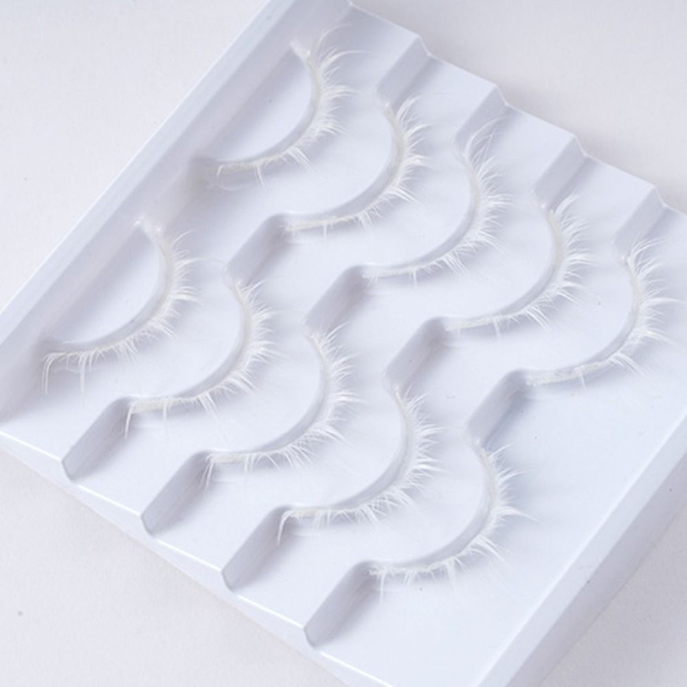 White White Anime Eyelashes Ja – Anime Cosplay Lashes recenzja i cena
