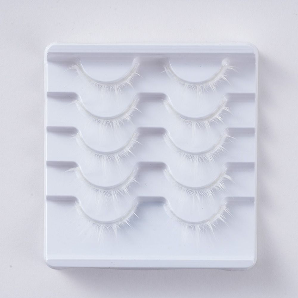 White White Anime Eyelashes Ja – Anime Cosplay Lashes recenzja i cena