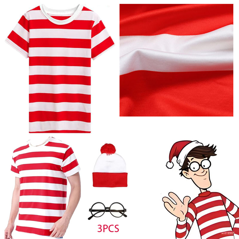 WHH Cartoon Character Waldo Co – Anime Cosplay Glasses recenzja i cena