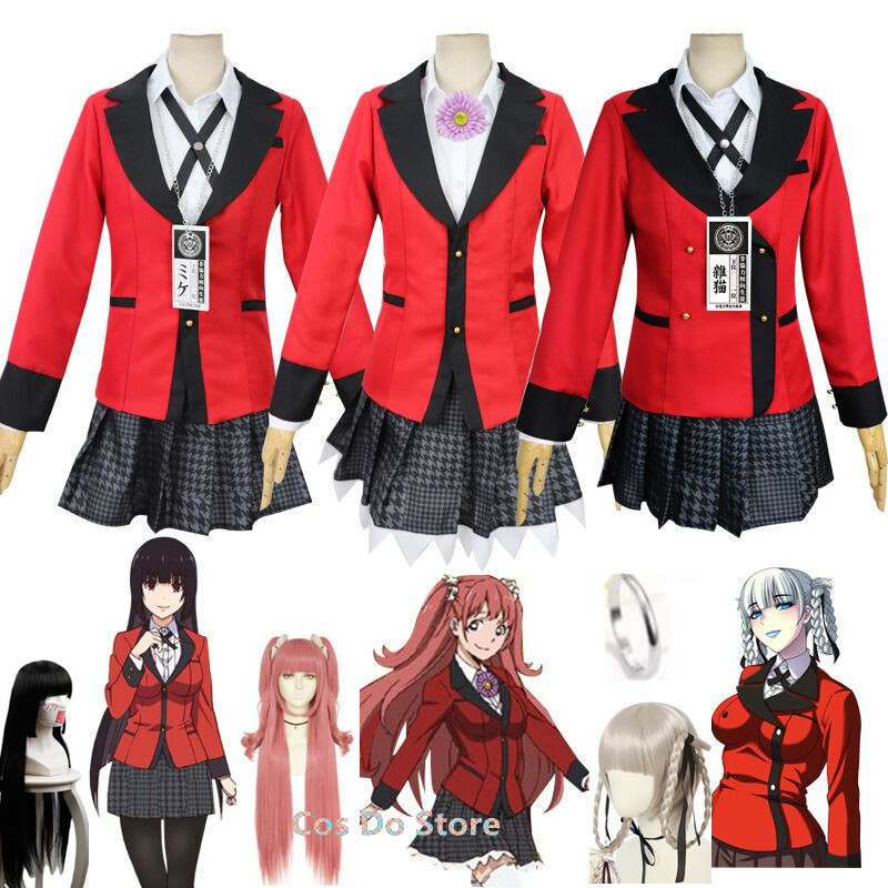 Anime Kakegurui Yumeko Costume – Anime Cosplay Yumeko recenzja i cena