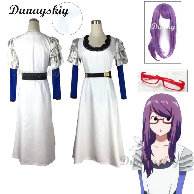 Kamishiro Rize Cosplay Outfit  – Anime Cosplay Glasses recenzja i cena