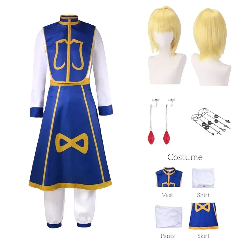 Manga x Hunter Kurapika Cospla – Hunter X Hunter Uniform recenzja i cena