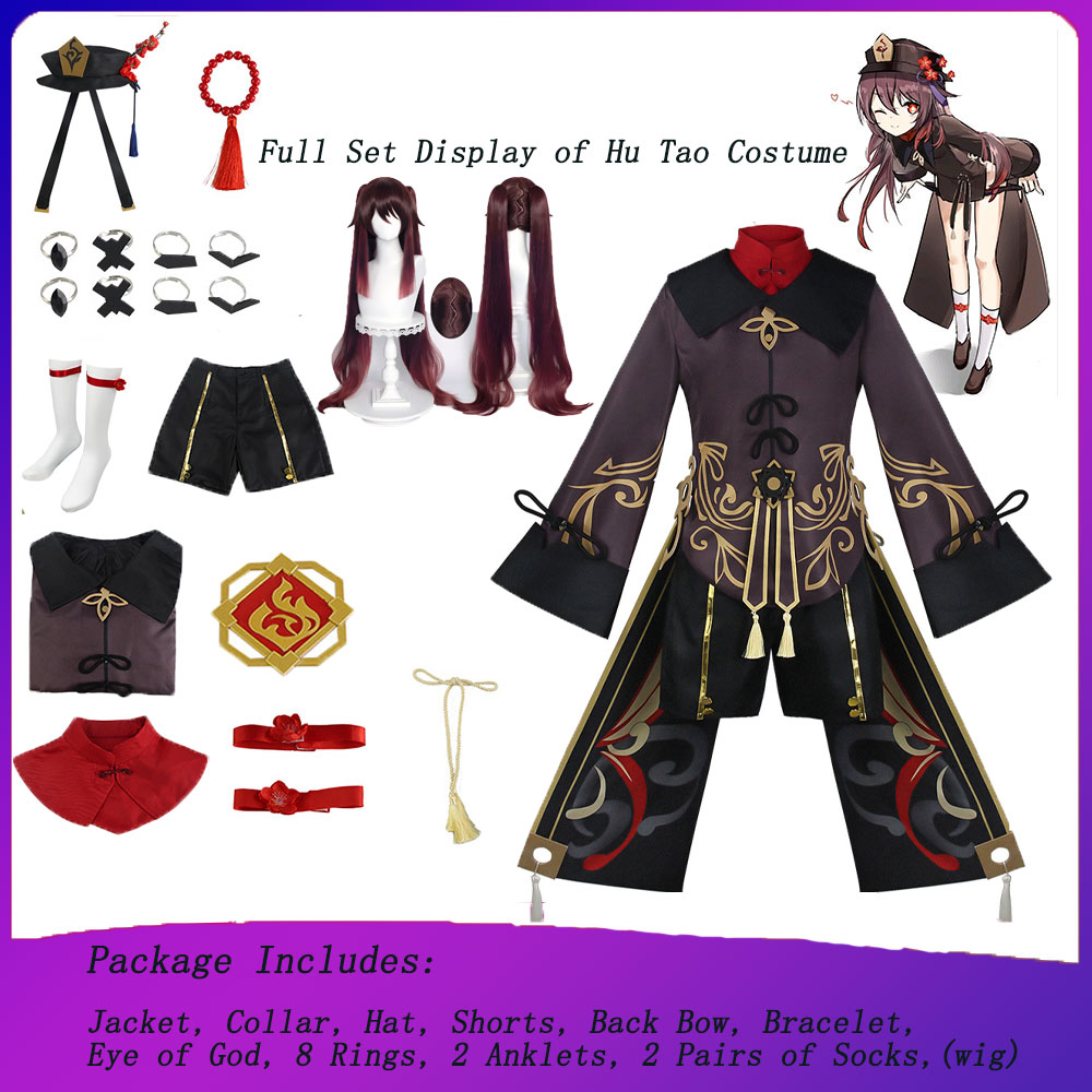 Hutao Cosplay Femme Halloween  – Anime Cosplay Mujer recenzja i cena