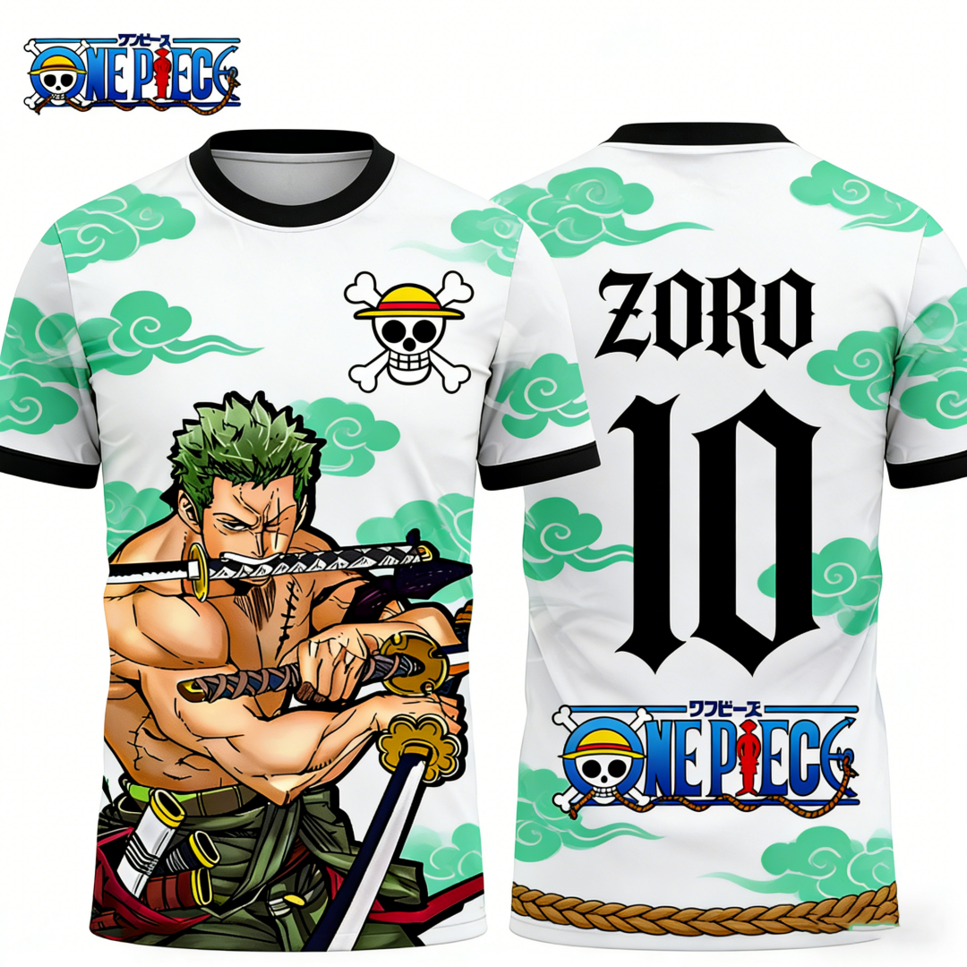 One Piece's Zoro Graphic T-shi – Quick Anime Cosplay recenzja i cena