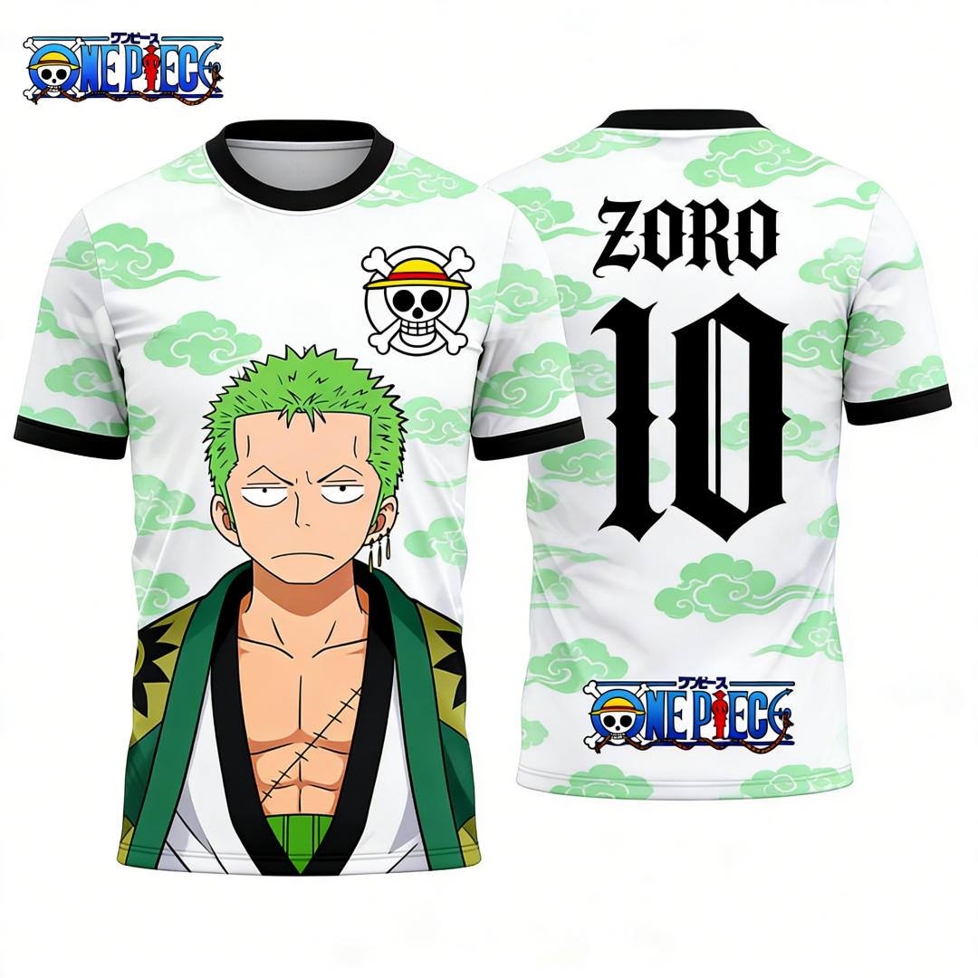 One Piece's Zoro Graphic T-shi – Quick Anime Cosplay recenzja i cena