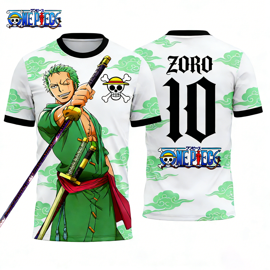 One Piece's Zoro Graphic T-shi – Quick Anime Cosplay recenzja i cena
