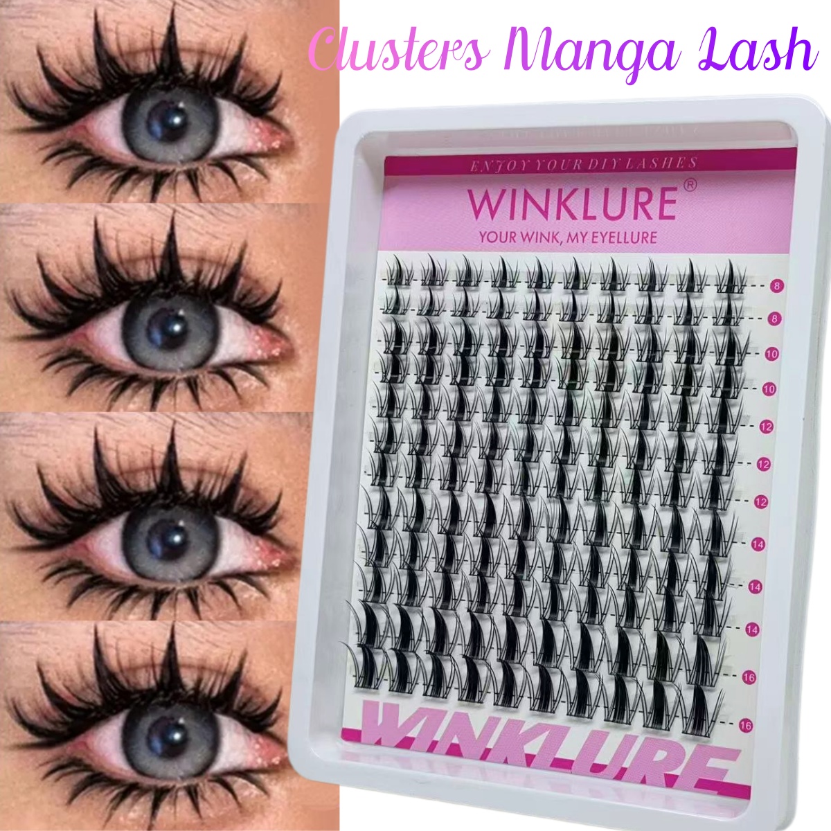 WINKLURE Manga Lash Clusters K – Anime Cosplay Lashes recenzja i cena