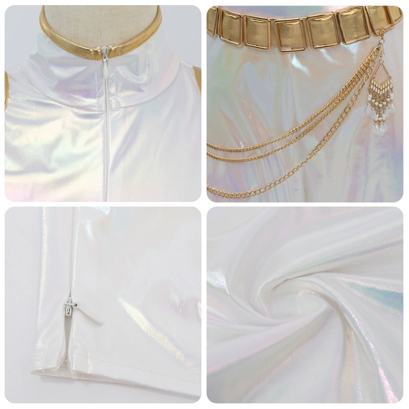 Cosplay Costume PU Leather Whi – Anime Cosplay Mujer recenzja i cena