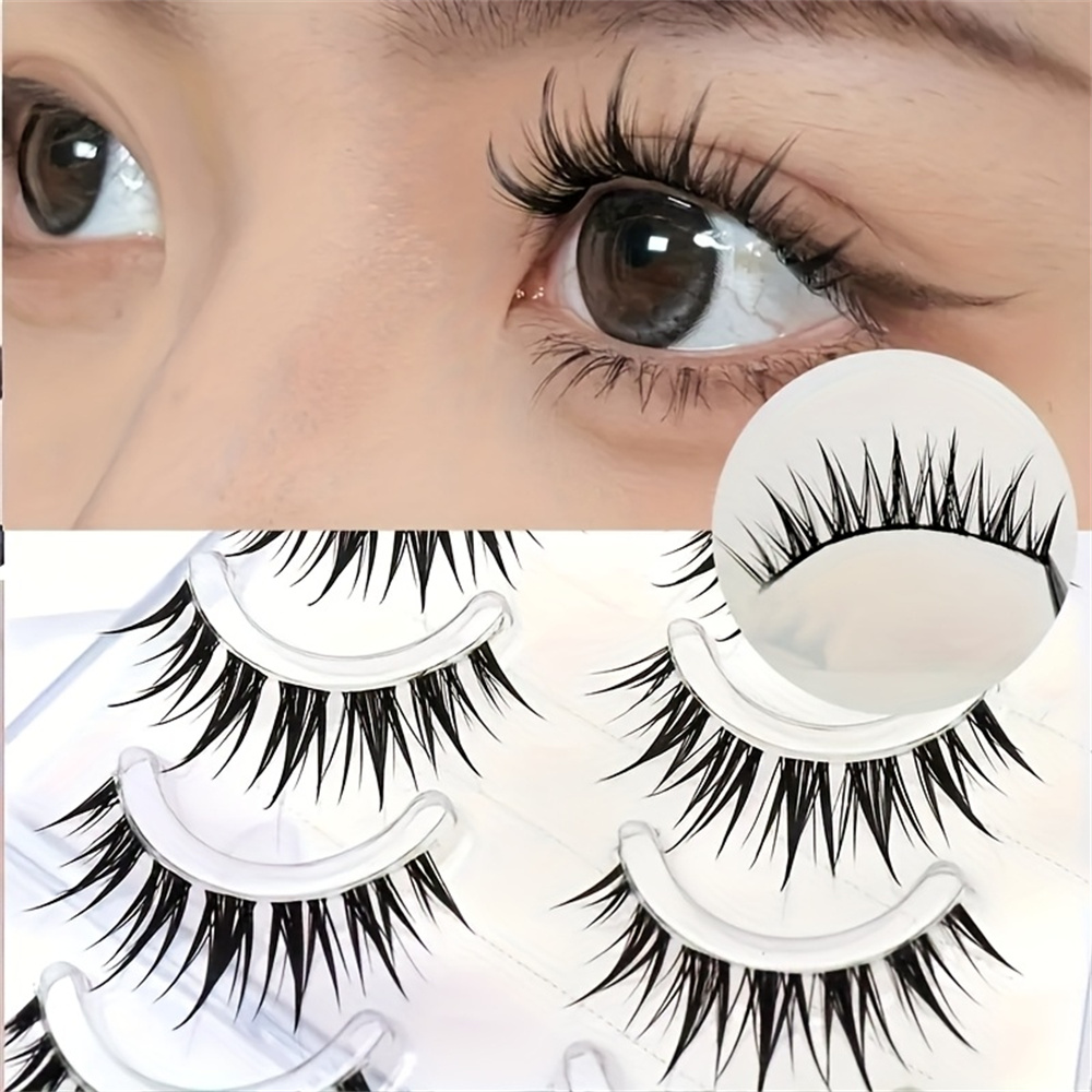 5 Pairs of Wet Comic Eyelashes – Anime Cosplay Lashes recenzja i cena