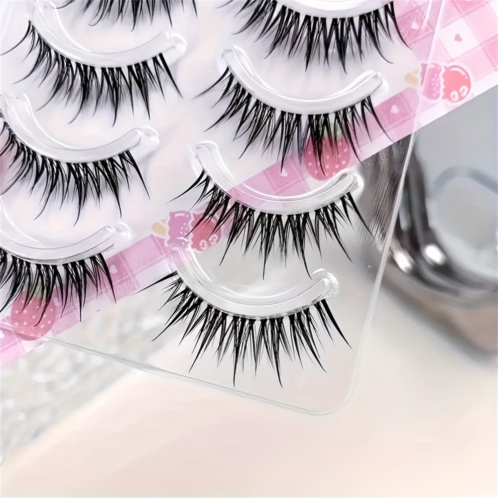 5 Pairs of Wet Comic Eyelashes – Anime Cosplay Lashes recenzja i cena