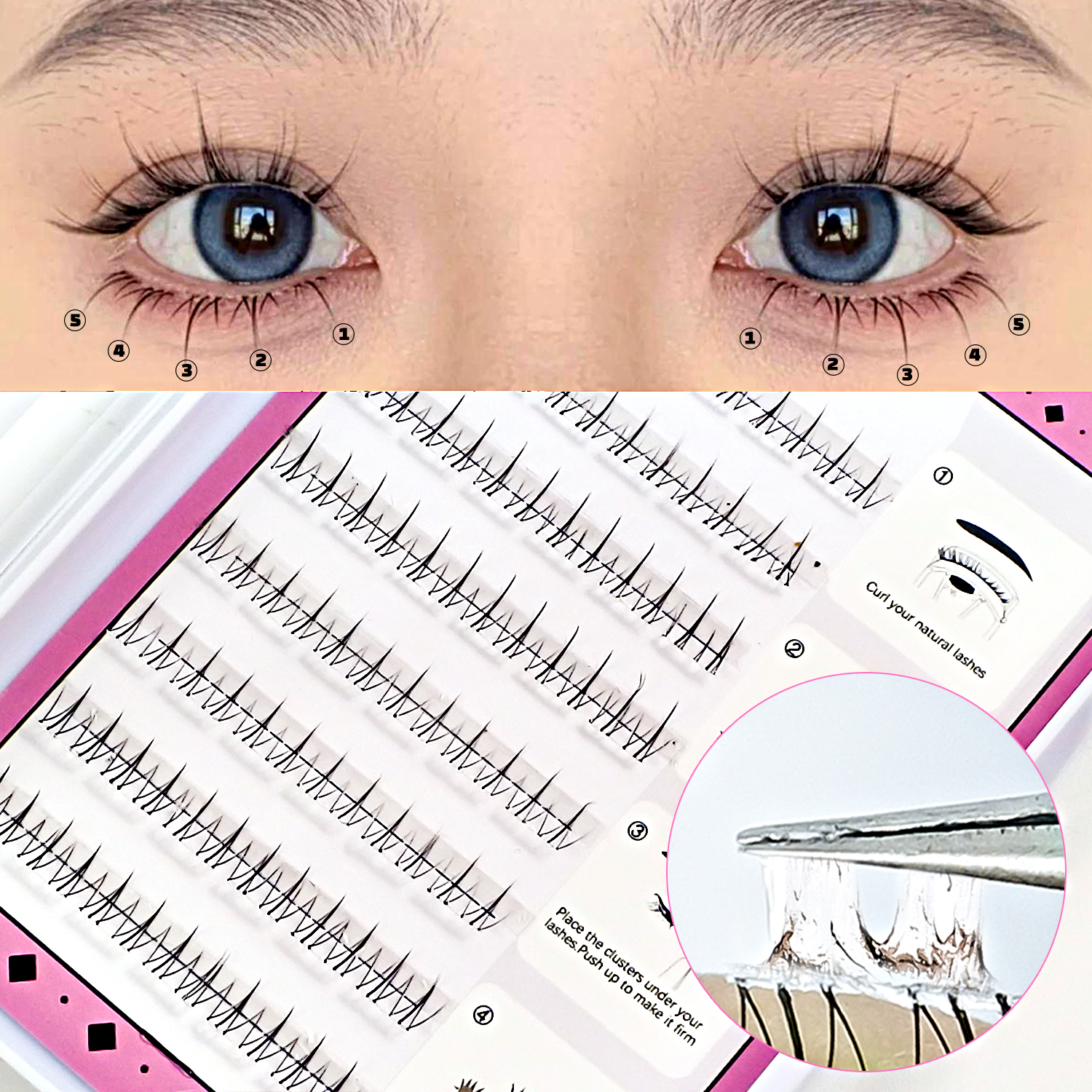 Self Adhesive Bottom Lashes No – Anime Cosplay Lashes recenzja i cena