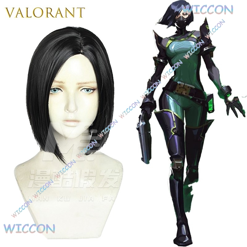 Valorant Viper Snake Mask Wig  – Anime Cosplay Face recenzja i cena