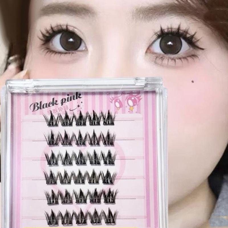 6 Rows Diy Segmented False Eye – Anime Cosplay Lashes recenzja i cena