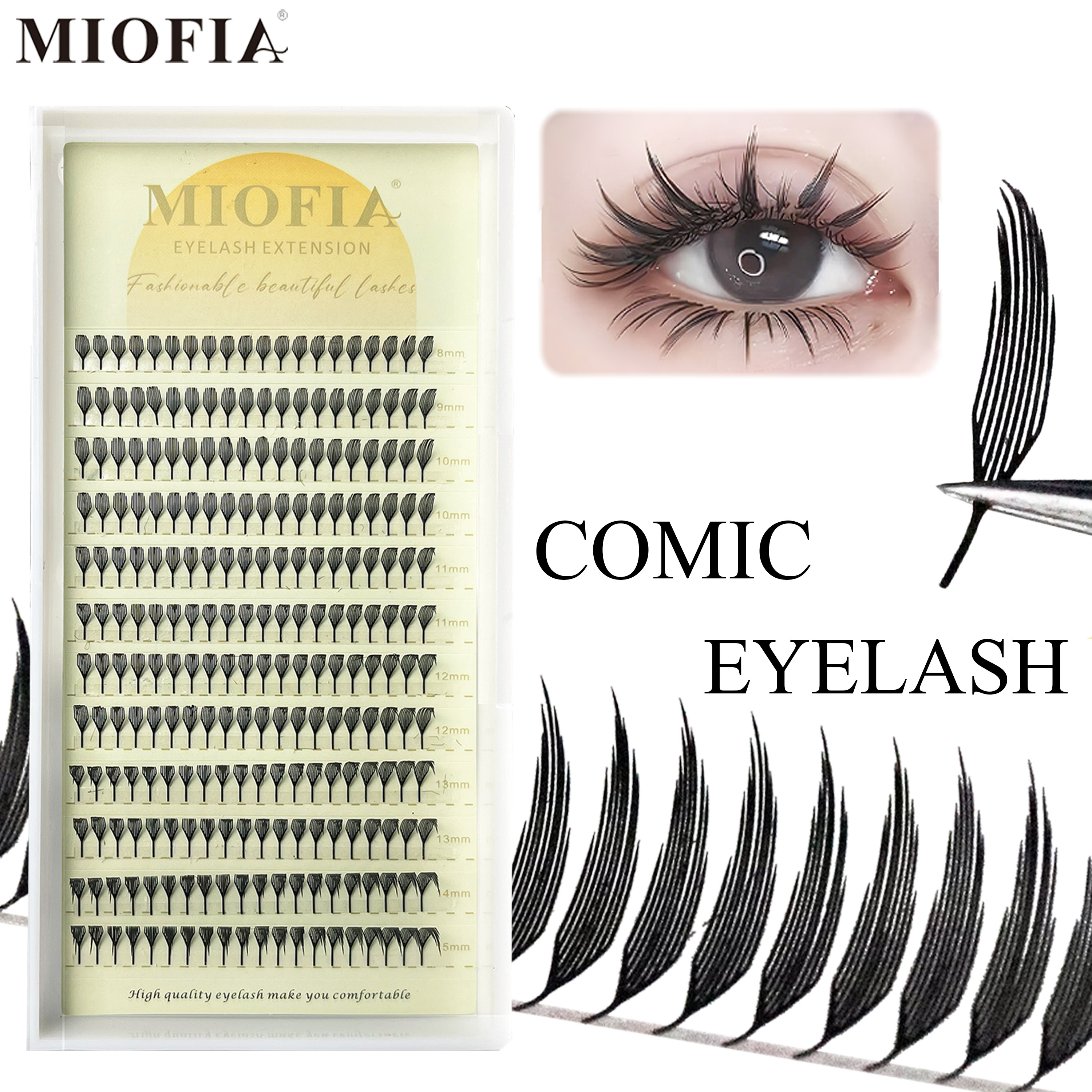 Comic Spire Eyelash Feather Sh – Anime Cosplay Lashes recenzja i cena
