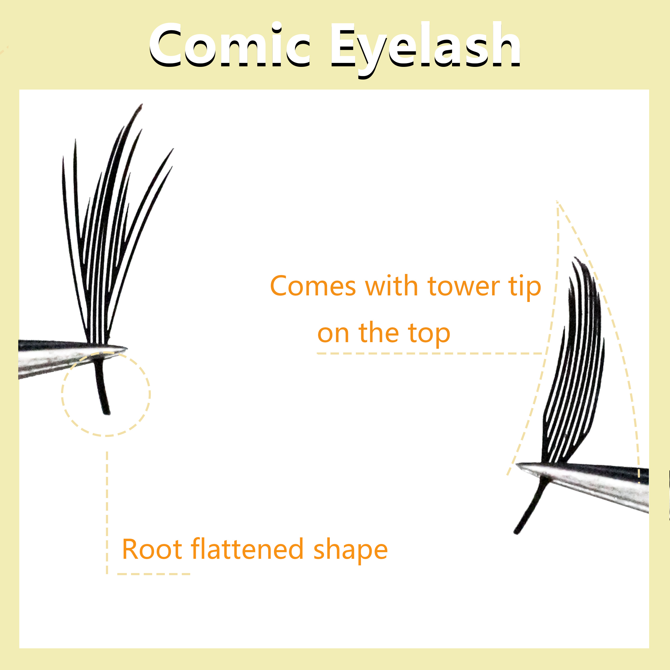 Comic Spire Eyelash Feather Sh – Anime Cosplay Lashes recenzja i cena