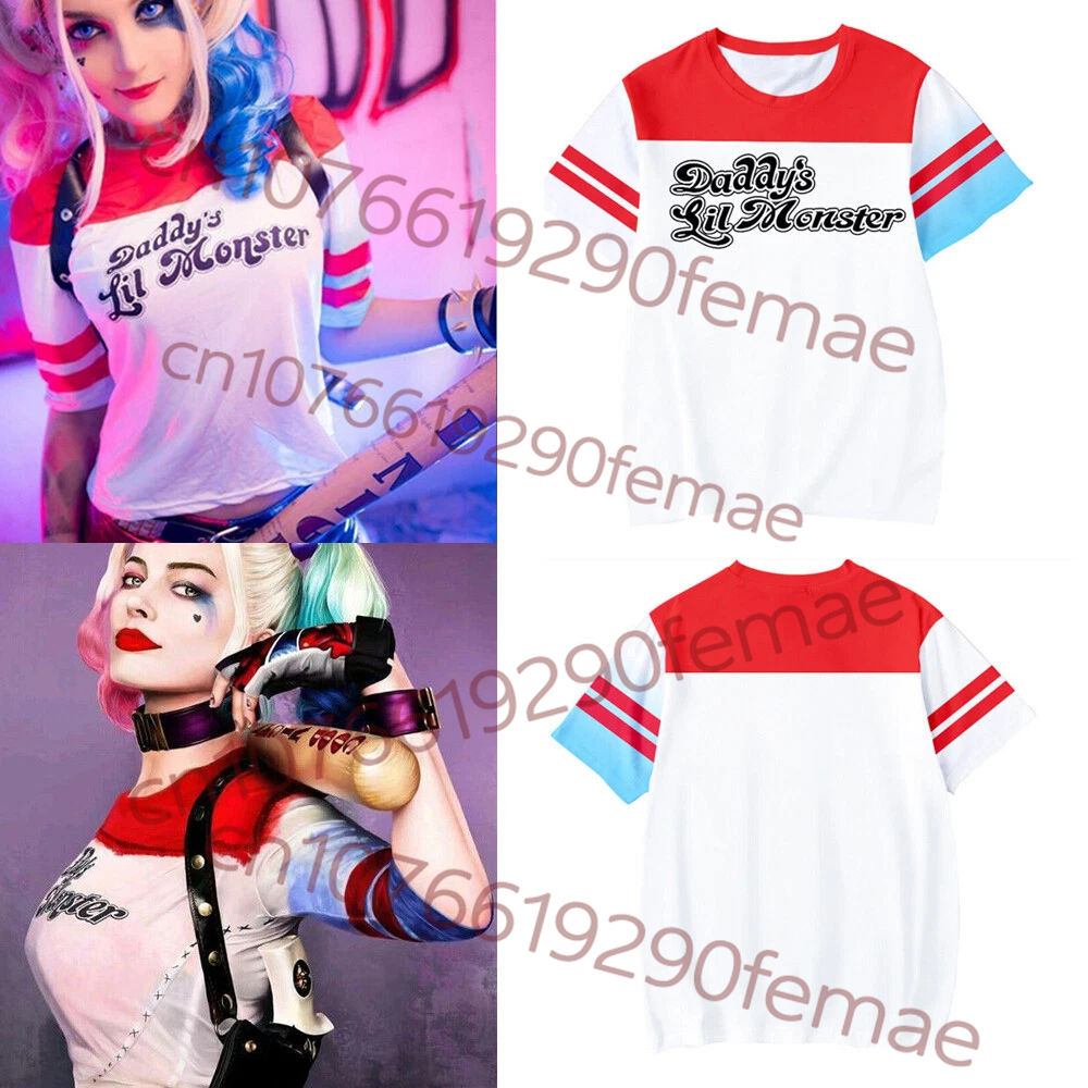 New Kids Short Sleeve: Suicide – Anime Harley Quinn Cosplay recenzja i cena