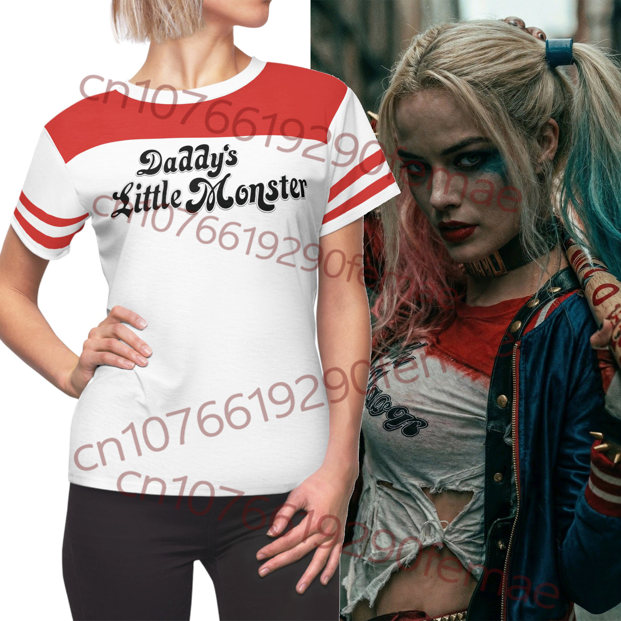 New Kids Short Sleeve: Suicide – Anime Harley Quinn Cosplay recenzja i cena