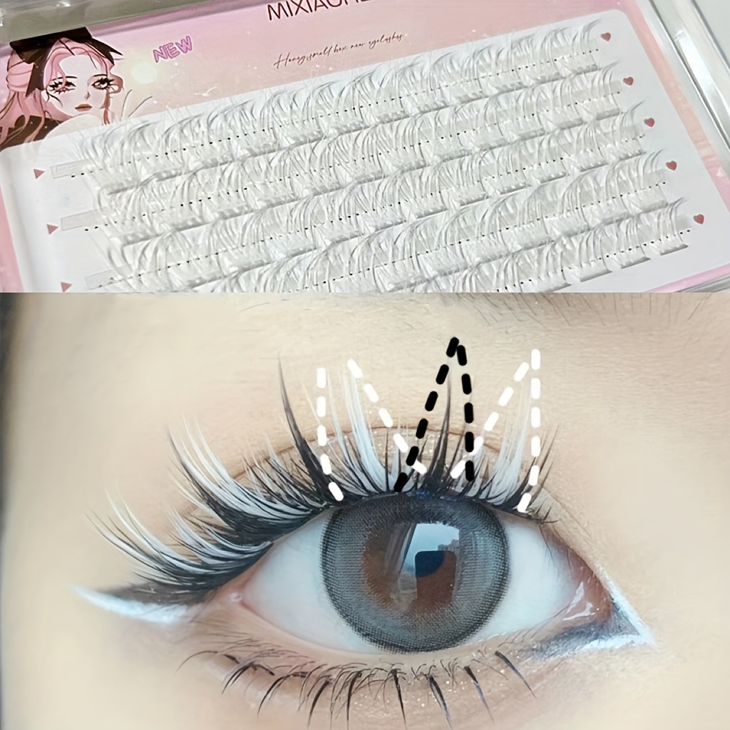 Mixiaohe Colorful Eyelashes 60 – Anime Cosplay Lashes recenzja i cena