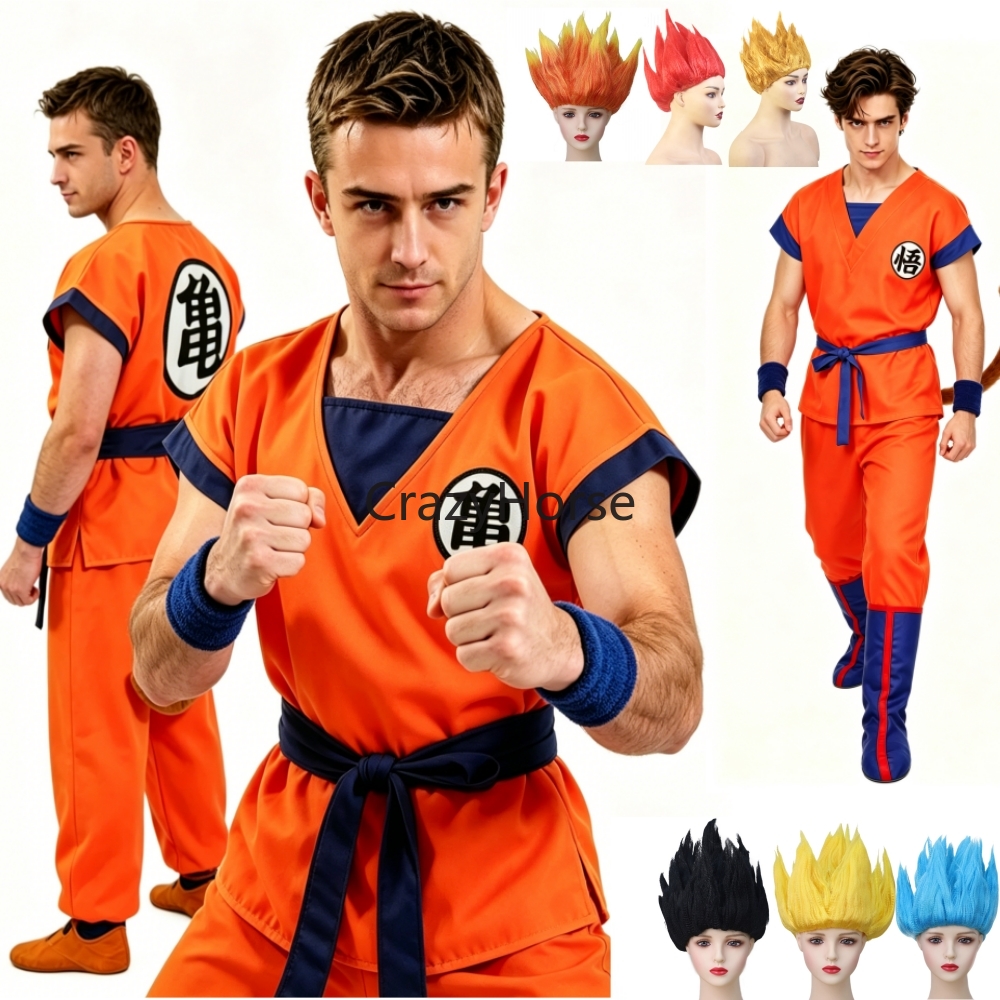 Halloween Adult Son Goku Cospl – Anime Cosplay Mujer recenzja i cena