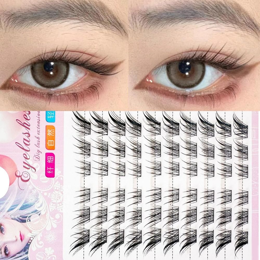 3D Cat Eye Clusters Lashes Nat – Anime Cosplay Lashes recenzja i cena